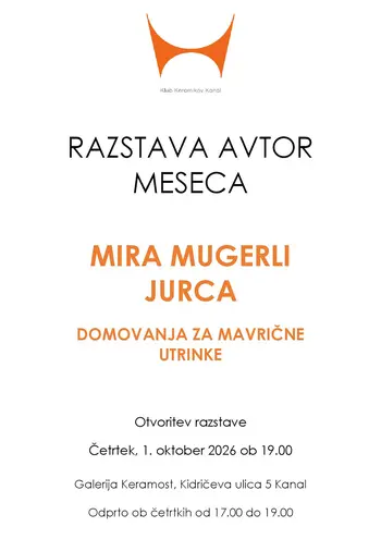 VABILO na razstavo Avtor meseca VABILO na razstavo Avtor meseca