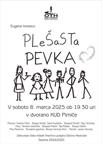 Eugène Ionesco: PLEŠASTA PEVKA - ponovitev