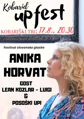 Koncert Anike Horvat, gost Lean Kozlar Luigi in mladi posoški upi