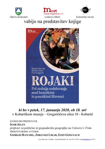Predstavitev knjige ROJAKI - pol stoletja sodelovanja med beneškimi in posoškimi Slovenci 