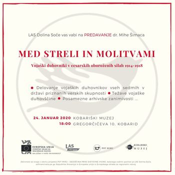 Predavanje Med streli in molitvami