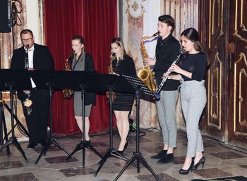 Odprtje razstave v Dvorcu Novo Celje s Kvintetom Sakstet Odprtje razstave v Dvorcu Novo Celje s Kvintetom Sakstet