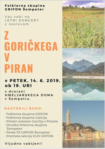 Koncert "Z Goričkega v Piran"