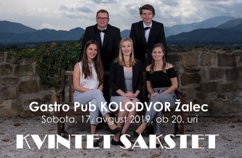 Kukčevi večeri s Kvintetom Sakstet