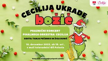 Praznični koncert Pihalnega orkestra Cecilija: "Cecilija ukrade božič"