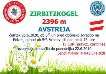 Zirbitzkogel, 2396 mnv