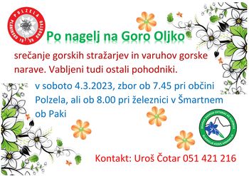Po nagelj na Goro Oljko