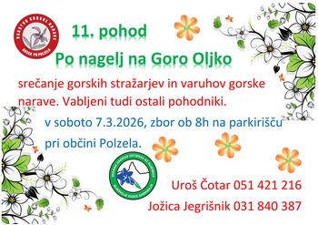 Po nagelj na Goro Oljko