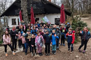 Mladi planinci na Rašici