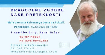 Dr. Karel Gržan Dragocene zgodbe iz naše preteklost s posebnim poudarkom na ljubezenski zgodbi Veronike in Friderika. Dr. Karel Gržan Dragocene zgodbe iz naše preteklost s posebnim poudarkom na ljubezenski zgodbi Veronike in Friderika.