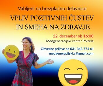 Vpliv pozitivnih čustev in smeha na zdravje Vpliv pozitivnih čustev in smeha na zdravje