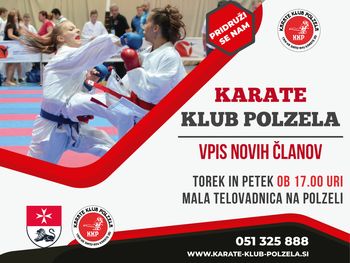 Vpis v začetniški tečaj - Karate klub Polzela