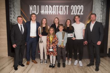 Podelitev najboljšim karateistom za leto 2022