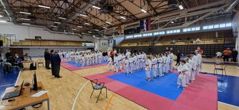 Odličen nastop mladih karateistov na pustno soboto