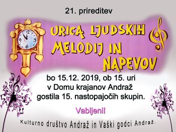 Urica ljudskih melodij in napevov 2019