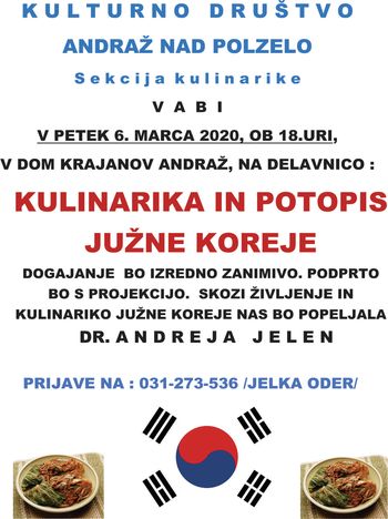 Kulinarika in potopis Južne Koreje