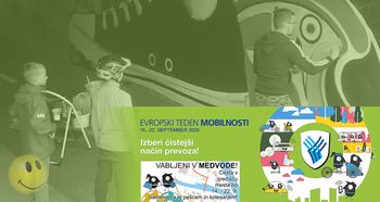 Grafitarnica med vodami - Evropski teden mobilnosti 2020 v Medvodah