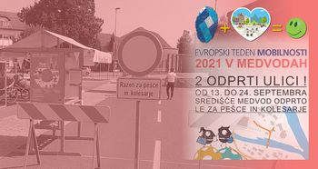 Odprta ulica - Evropski teden mobilnosti 2021 v Medvodah