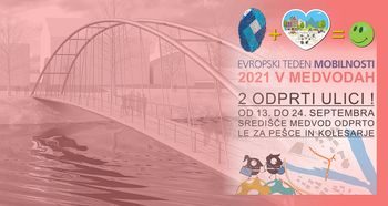 Trajno trajnostno v Medvodah - tiskovna konferenca - Evropski teden mobilnosti 2021 v Medvodah