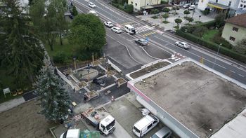 OTVORITEV NOVE CESTNE INFRASTRUKTURE IN PLATOJA PRED MERCATORJEM