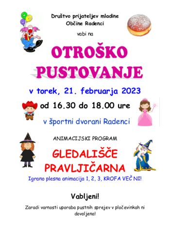 OTROŠKO PUSTOVANJE