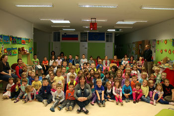 Obisk Vesne Fabjan dobitnice bronaste kolajne v Sočiju v Krašnji Obisk Vesne Fabjan dobitnice bronaste kolajne v Sočiju v Krašnji