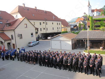 Gasilska maša in križ Svetovnega dneva mladih