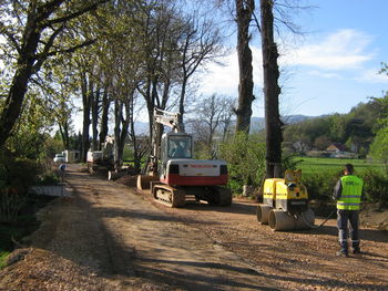 Dela na cesti Bled- Podhom