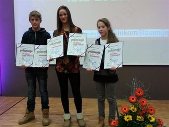 Zala Pečoler in Mare Pogorelc v letu 2013 proglašena za najboljša slovenska judoista v kategoriji do 16 let