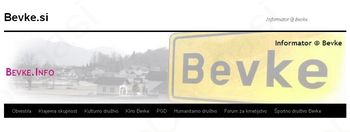Kaj se dogaja v Bevkah? Preberi na spletnem portalu www.bevke.si