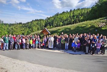 Blagoslov križa, posvečenega Blažu Janši