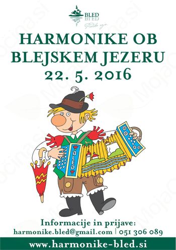 Harmonikarji in prostovoljci - Harmonike ob Blejskem jezeru že 22. maja!