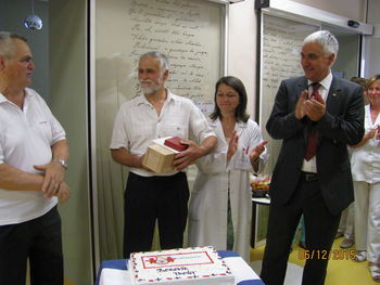 Bogomir Trošt 100-tič daroval kri