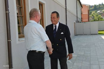 Protokolarni obisk graščine v Oplotnici!