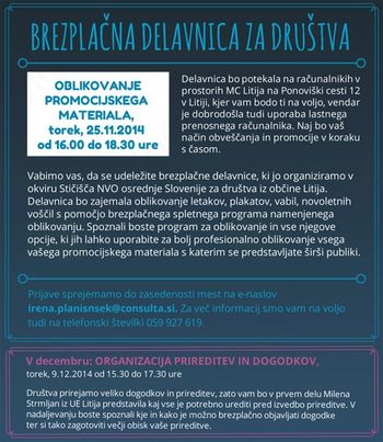 Oblikovanje promocijskega materiala