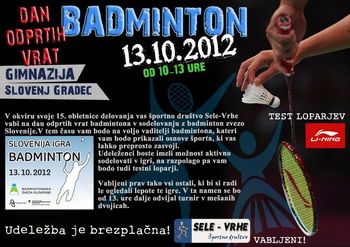 Slovenija igra badminton