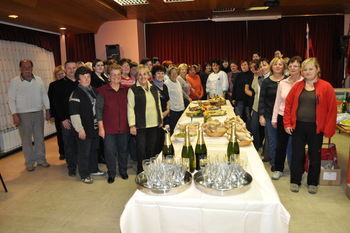 Članice gasilske zveze Vojnik - Dobrna aktivne tudi pozimi