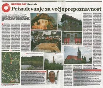 Občina Destrnik v Slovenskih novicah