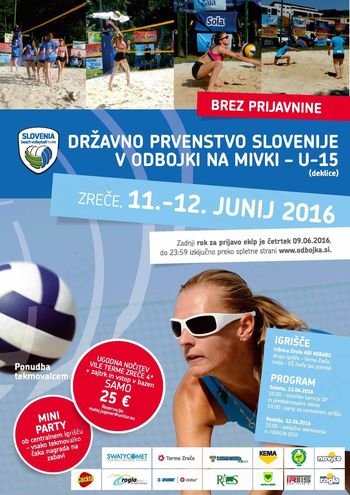 Državno prvenstvo v odbojki na mivki U-15