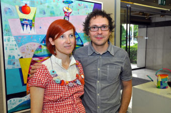 Polona in David razstavljata v Kranju