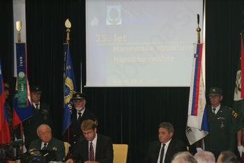 Sprejem za pripadnike Manevrske strukture Narodne zaščite