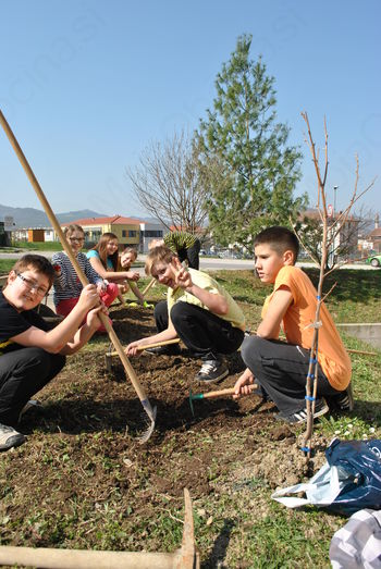 Eko dan v šolskem vrtu