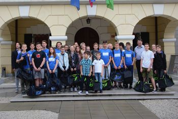 Župan Milan Turk sprejel najboljše učence v Občini Šempeter-Vrtojba