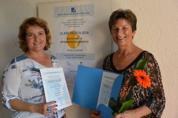 USPEH HELENE TESTEN  IN BINCE LOMŠEK V FOTOGRAFIJI  ZA  ZLATO PALETO 2016