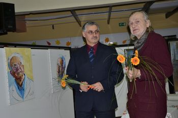 V mesecu kulture so hodnike osnovne šole krasile Zupetove slike 