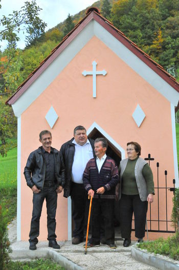 Blagoslovitev obnovljene Klenovškove kapelice