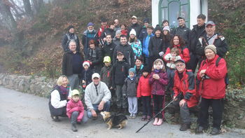 Pohodniki ŠTD Rafolče na Kisovcu, Rahuški poti in zaključku na Rašici Pohodniki ŠTD Rafolče na Kisovcu, Rahuški poti in zaključku na Rašici
