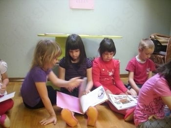 Knjižni kotiček v vrtcu