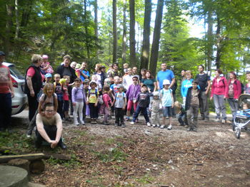 Zaključek planincev z vrtca na Čreti