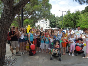 Družine na Prazniku sladoleda v Portorožu Družine na Prazniku sladoleda v Portorožu